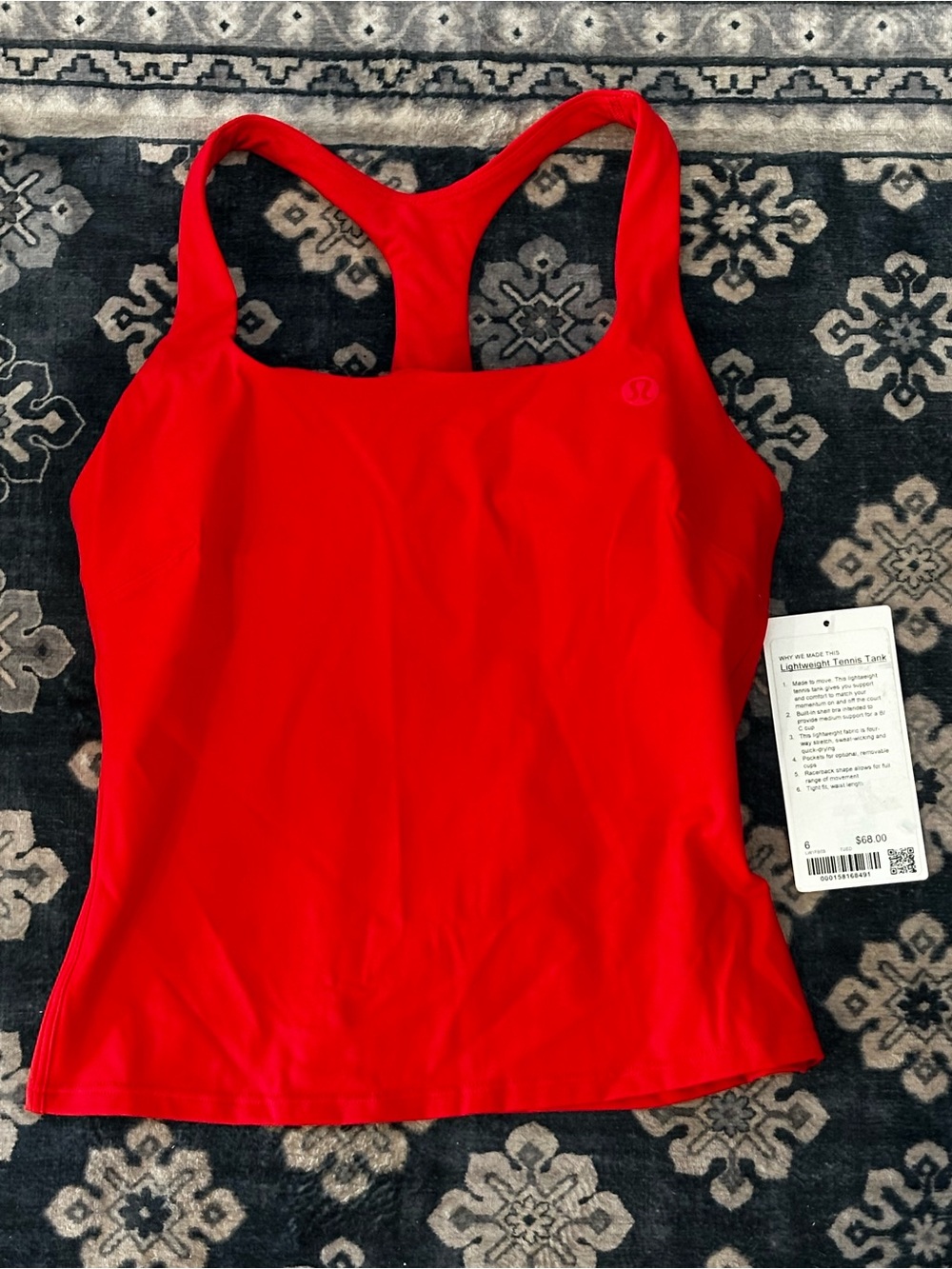 lululemon athletica Lightweight Tennis Tank size 6❤️